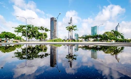 Phối cảnh như mơ của công viên điện ảnh Thủ Thiêm ven sông Sài Gòn