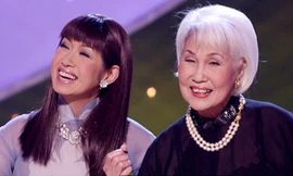 Thái Thanh và con gái - ca sĩ Ý Lan