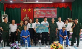 Ngân hàng BIDV và Báo Tiền Phong thăm, tặng quà Tết cho thương binh tại Bà Rịa-Vũng Tàu