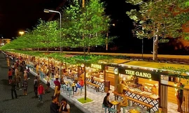 Huyện Bình Chánh ngoại thành TPHCM có phố đêm Trung Sơn