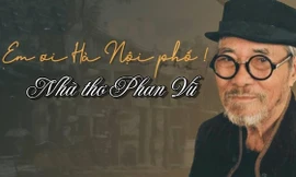 Nhà thơ Phan Vũ triển lãm tranh 'Em ơi Hà Nội phố' ở tuổi 93