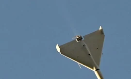 Một máy bay không người lái do Iran sản xuất. (Ảnh: Getty)