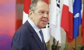 Ngoại trưởng Nga Sergei Lavrov. (ảnh: Kyodo)