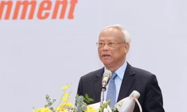 Chủ tịch Ủy ban Hòa bình Việt Nam Uông Chu Lưu. (Ảnh: Như Ý)