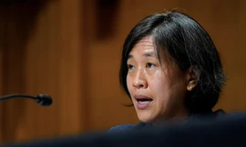 Đại diện thương mại Mỹ Katherine Tai. (Ảnh: Reuters)