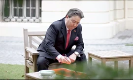 Tân Đại sứ Mỹ Marc Knapper. (Ảnh từ clip)