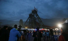 Khu mỏ nơi xảy ra sự cố. (Ảnh: Reuters)