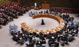 Hội đồng Bảo an Liên Hợp quốc không thể ra quyết định trong nhiều vấn đề nghiêm trọng như xung đột ở Ukraine vì có thành viên dùng quyền phủ quyết. (Ảnh: UN)