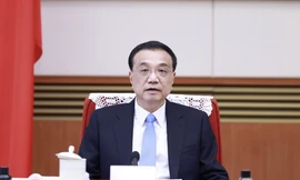 Thủ tướng Trung Quốc Lý Khắc Cường thừa nhận nước này có thể không đạt mục tiêu tăng trưởng 5,5% như đã đặt ra từ đầu năm nay. (Ảnh: Xinhua)