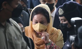 Cựu đệ nhất phu nhân Malaysia Rosmah Mansor lĩnh án 10 năm tù. (Ảnh: Reuters)