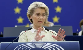 Chủ tịch Ủy ban châu Âu Ursula von der Leyen. (Ảnh: CNN)
