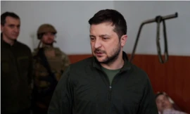 Tổng thống Ukraine Volodymyr Zelenskiy nói đã đến lúc đối thoại an ninh ý nghĩa với Nga. (Ảnh: Reuters)