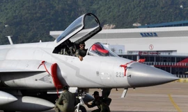 Một chiếc JF-17 của Không quân Pakistan. (Ảnh: Reuters)