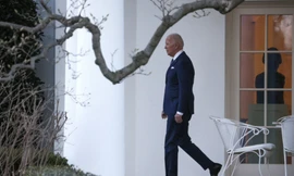 Tổng thống Mỹ Joe Biden vừa tuyên bố cấm nhập dầu Nga. (Ảnh: Reuters)