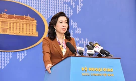 Người phát ngôn Bộ Ngoại giao Lê Thị Thu Hằng. (Ảnh: Mofa)