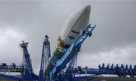 Tên lửa Soyuz 2.1v đưa vệ tinh Kosmos-2558 bí mật của Nga lên vũ trụ ngày 4/8. (Ảnh: Bộ QP Nga)
