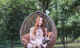 Ghế bong bóng treo cho không gian thêm độc đáo