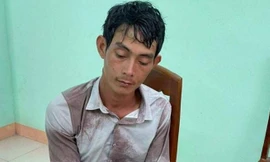 Đối tượng Tám dùng dao đâm vợ nhiều nhát khiến chị này tử vong sau đó bỏ trốn. Ảnh: Báo Giao thông