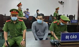 Bị cáo Nguyễn Trần Hoàng Phong.