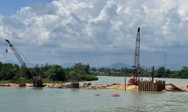 Lấp sông để làm cầu