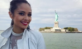 Hoa hậu thế giới 2013 giản dị vẫn xinh đẹp ở New York