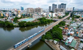 Nhìn trên cao toàn tuyến metro số 1 Bến Thành - Suối Tiên