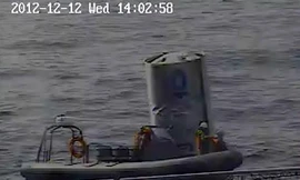 Hàn Quốc vừa tìm thấy mảnh tên lửa của CHDCND Triều Tiên