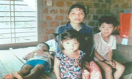 Một gia đình nghèo cần giúp đỡ