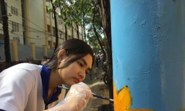 'Trụ điện nở hoa' giữa lòng thành phố Cần Thơ