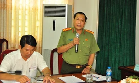 Đại tá Nguyễn Văn Thuận, Phó giám đốc công an TP Cần Thơ phát biểu