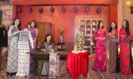 Dàn người đẹp Hoa hậu Việt Nam hóa thân 'cô ba Sài Gòn