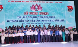 Tiền Giang tuyên dương 32 thanh niên làm theo lời Bác