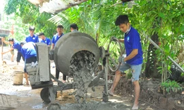 Nhiều công trình, phần việc ý nghĩa của tuổi trẻ ĐBSCL trong chiến dịch hè