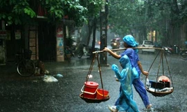 Hà Nội mưa rào và dông