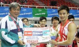 Trương Minh Sang (phải) quyết định chia tay ĐTQG sau khi vô địch SEA Games. Ảnh: Bongdaplus