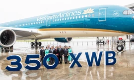 Vietnam Airlines nhận thêm máy bay thân rộng Airbus A350