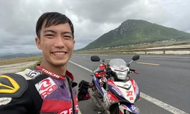 Tô Hà Đông Nghi chia sẻ chiến tích chạy xuyên Việt với tốc độ "đáng kinh ngạc" trên trang cá nhân.