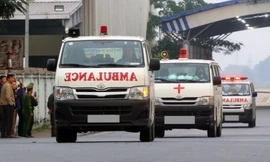 Gần 20 thi hài đầu tiên trong số 39 nạn nhân tử vong khi nhâp cư vào Anh đã đưa về tới Nội Bài. Ảnh chỉ có tính chất minh hoạ.