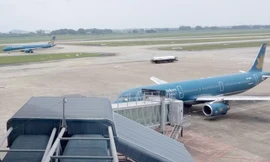 Ống lồng tại sân bay Nga đã va vào động cơ tàu bay khiến chuyến bay của Vietnam Airlines phải huỷ dù đã xếp khách lên tàu bay. Ảnh minh hoạ.
