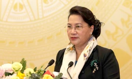 Chủ tịch Quốc hội Nguyễn Thị Kim Ngân phát biểu chỉ đạo tại Hội nghị triển khai nhiệm vụ năm 2020 của Bộ LĐ-TB&XH.