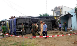 Hiện trường vụ tai nạn. Ảnh: Zing.