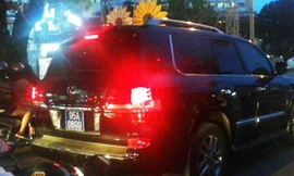 Bộ trưởng Công an khẳng định, Hậu Giang cấp biển số xanh cho Lexus tư nhân là vi phạm pháp luật. Ảnh: CTV.