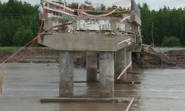 Tin mới vụ cầu chưa nghiệm thu đã đổ sập