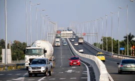 Đoạn đường dài gần 4 km sẽ được làm song song tuyến cao tốc TP HCM - Long Thành - Dầu Giây. Ảnh: H.P.