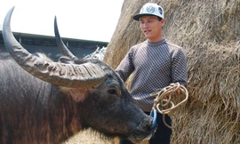 Anh Thiệu bên đứa “con cưng”.