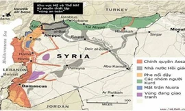 Chiến trường Syria không khó để nhận thấy khu vực tác chiến của Nga và quân đội Assad chọn lựa.