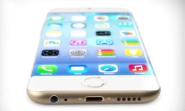 Mẫu thiết kế iPhone có mặt kính cong hai cạnh. Ảnh: Redmondpie.