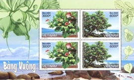 Blốc bộ tem bàng vuông.