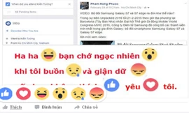 Hào hứng với nút cảm xúc mới trên Facebook