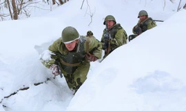 Mục kích cuộc huấn luyện chiến đấu kỳ lạ quân đội Nga